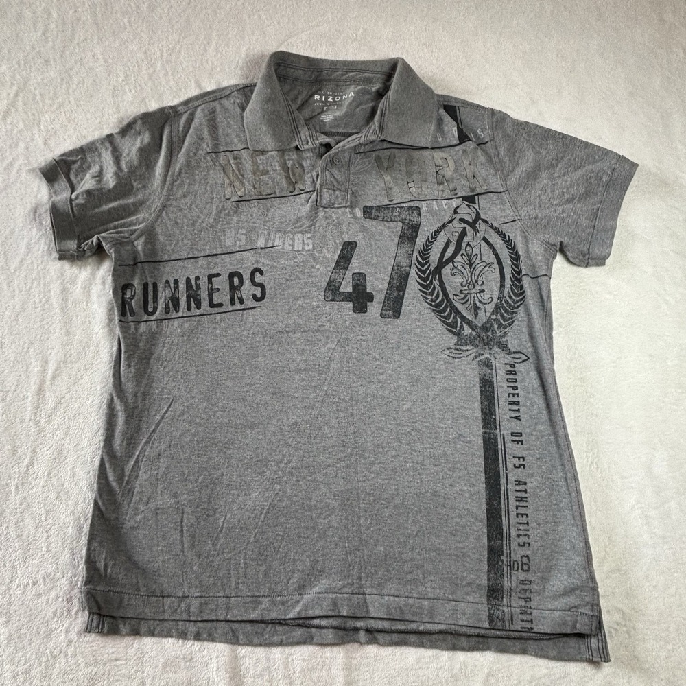 the original arizona jeancompany Short Sleeve Gray Shirt Size XL New York Runner